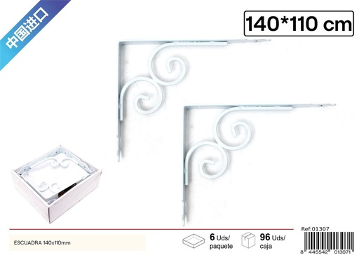 [01307] Escuadra 140x110 mm - Herramientas de ferretería