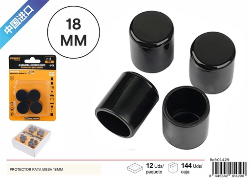[01429] Protector de patas para mesa de 18 mm - Ferretería