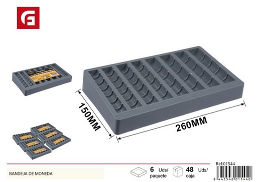 [01544] Bandeja para monedas euro