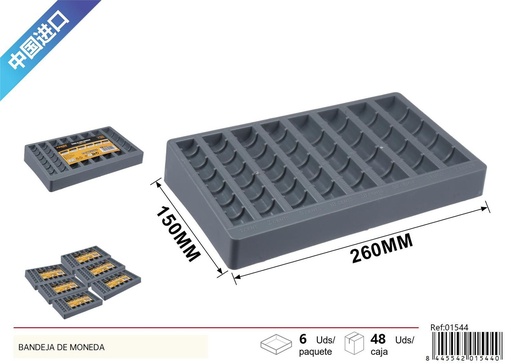 [01544] Bandeja para monedas euro