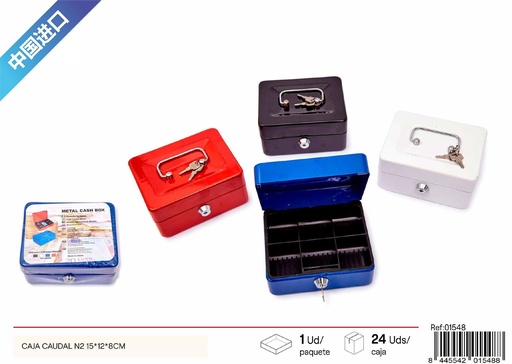 [01548] Caja de caudales 15*12*8cm - Artículos de ferretería