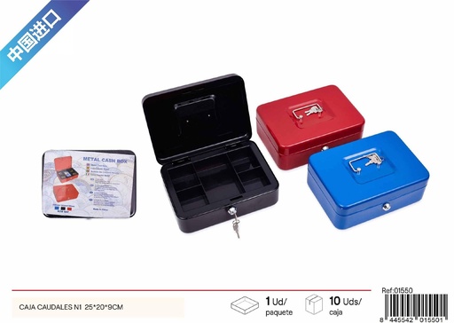 [01550] Caja caudal 25*20*9cm - Organizadores del hogar