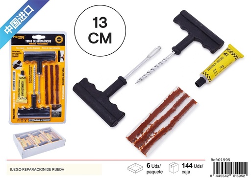 [01595] Juego de reparación de ruedas grandes, kit de reparación de neumáticos