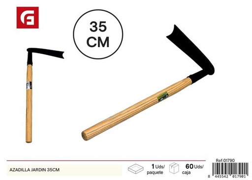 [01790] Azadilla de jardín 35cm mango de madera