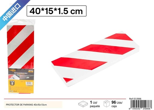 [01986] Protector de parking de espuma 40x15x1.5cm para seguridad de vehículos