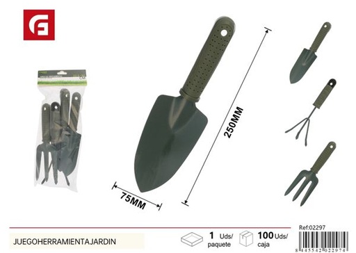 [02297] Juego de herramientas de jardín 4pcs