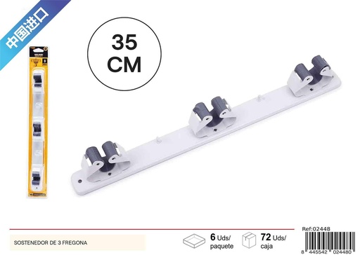 [02448] Sostenedor de fregona 1 pieza - Accesorios del hogar