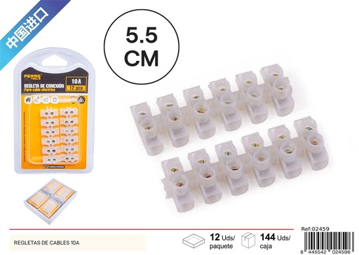 [02459] Regletas de cables 10A - Suministros eléctricos