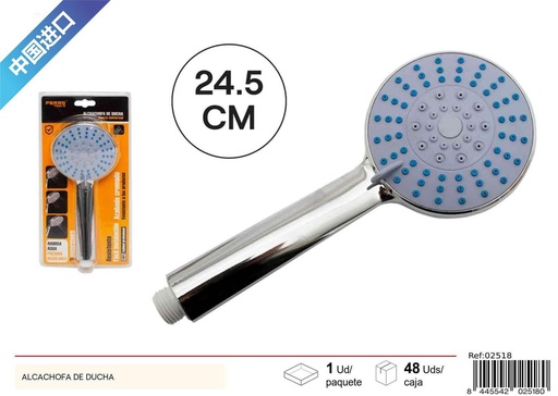 [02518] Alcachofa de ducha azul - Accesorios de baño