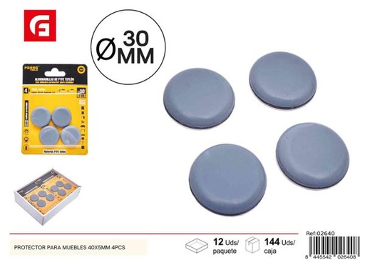 [02640] Protector para muebles 40x5mm 4pcs