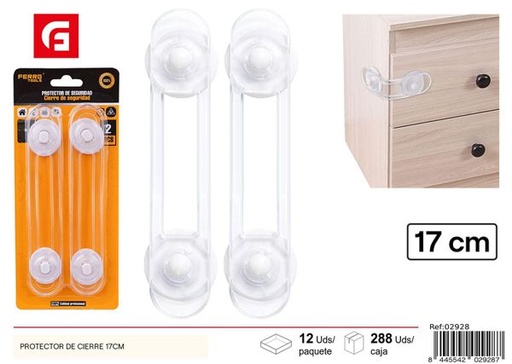 [02928] Protector de cierre 17cm para muebles