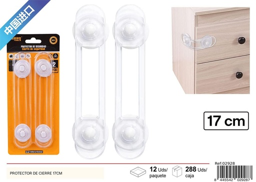 [02928] Protector de cierre 17cm para muebles