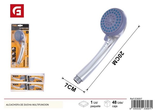 [03697] Alcachofa de ducha de tres funciones para baño