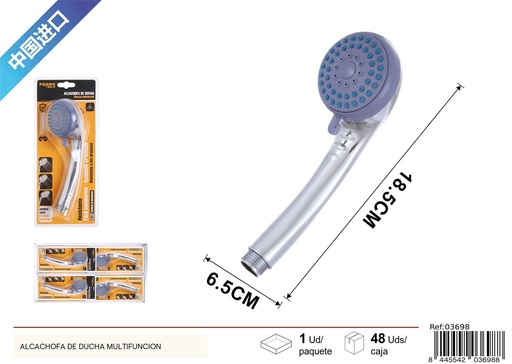 [03698] Alcachofa de ducha de 3 funciones - Accesorios de baño