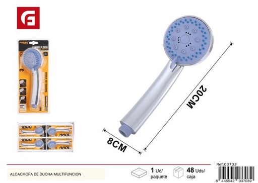 [03703] Alcachofa de ducha con tres funciones