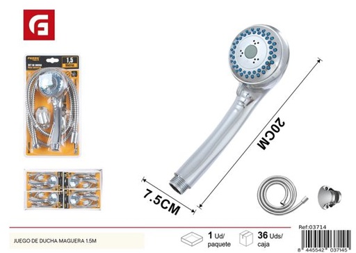 [03714] Set de ducha 1.5m tres funciones