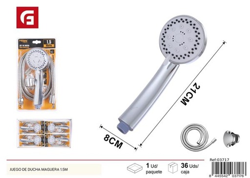 [03717] Juego de manguera de ducha 1.5m para baño