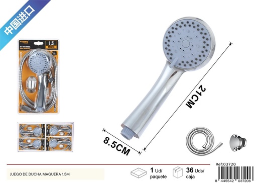[03720] Juego de manguera de ducha 1.5 m - Artículos de baño