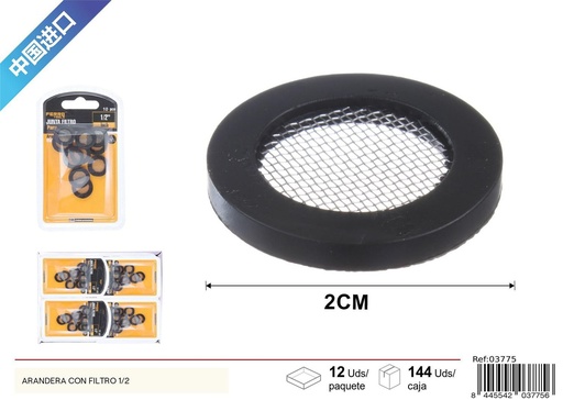 [03775] Arandela de red 1/2 10 pcs - Accesorios de fontanería