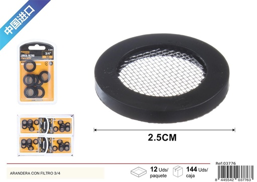 [03776] Arandela de red 3/4 10 pcs - Accesorios de fontanería