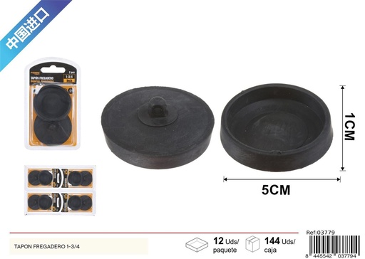 [03779] Tapón de fregadero 1-3/4 (2 piezas) - Accesorios de baño