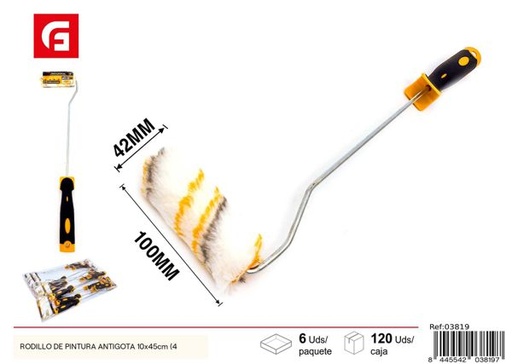 [03819] Rodillo de pintura antigota 10x45cm (4")