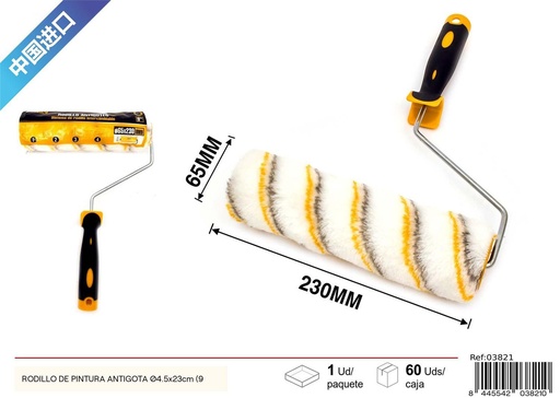[03821] Rodillo de pintura antigota Ø4.5x23cm (9")