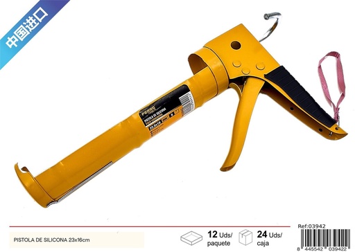 [03942] Pistola de silicona 23x16cm para manualidades y reparaciones
