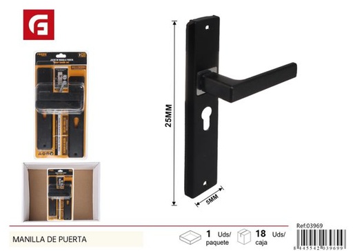 [03969] Manilla de puerta con eje 50x250mm