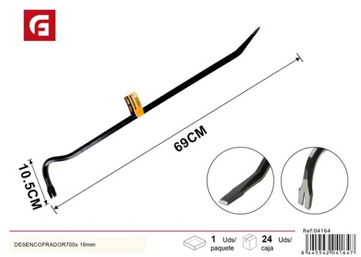 [04164] Desencofrador 700x16mm para construcción