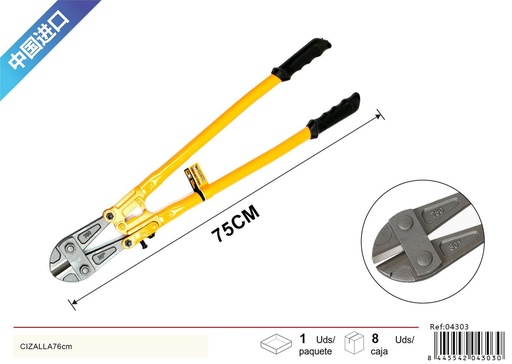 [04303] Cizalla 76cm para corte de cables y metales