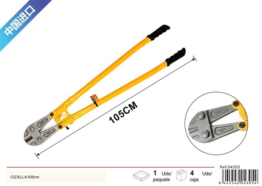 [04305] Cizalla 106cm herramienta de corte para metales