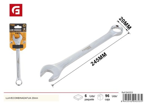 [04353] Llave combinada fija 20mm