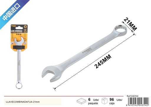 [04354] Llave combinada fija 21mm para herramientas