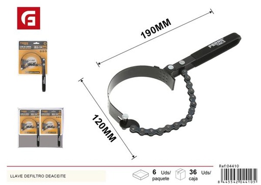 [04410] Llave de filtro de aceite semicírculo