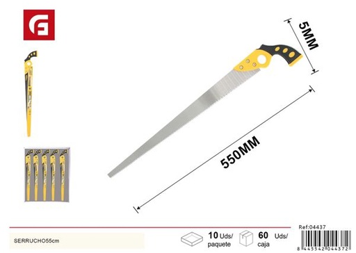 [04437] Serrucho 55cm para carpintería