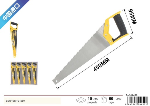 [04450] Serrucho 45cm para carpintería