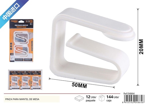 [04864] Pinza para mantel de mesa 4pcs para sujeción