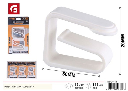 [04864] Pinza para mantel de mesa 4pcs para sujeción