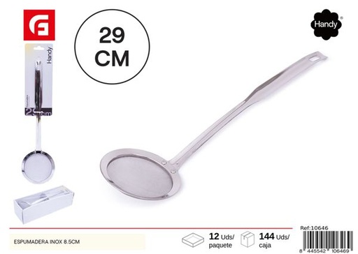 [10646] Espumadera de acero inoxidable 8.5cm para cocina