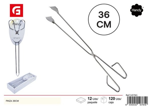 [10761] Pinza de cocina 36cm para barbacoa y uso en cocina