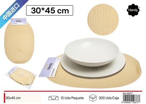 [10877] Salvamantel ovalado 30*45 cm - Textil para el hogar