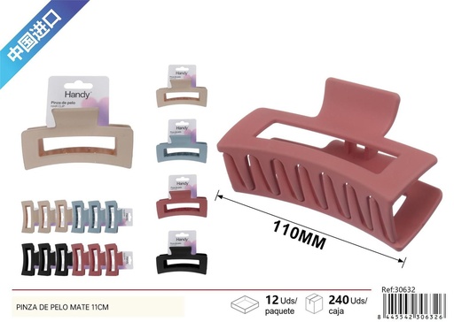 [30632] PINZA DE PELO MATE 11cm - Accesorios de belleza