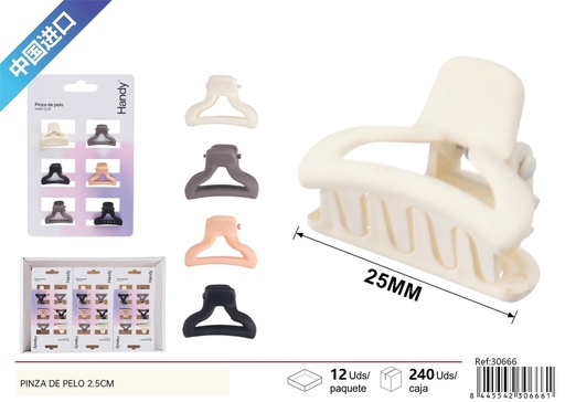 [30666] Pinza de pelo infantil 2.5cm 6pcs - Accesorios para el cabello