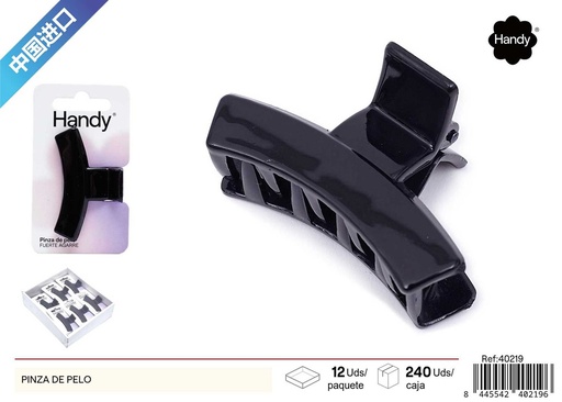 [40219] Pinza de pelo negra - Accesorios de belleza