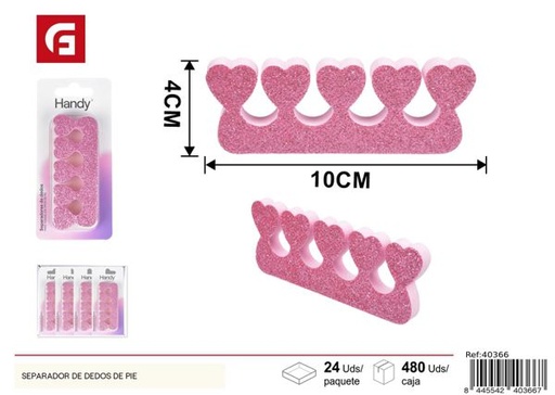 [40366] Separador de dedos de pie 2pcs para pedicura