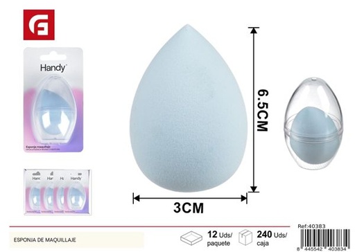 [40383] Esponja de maquillaje con caja