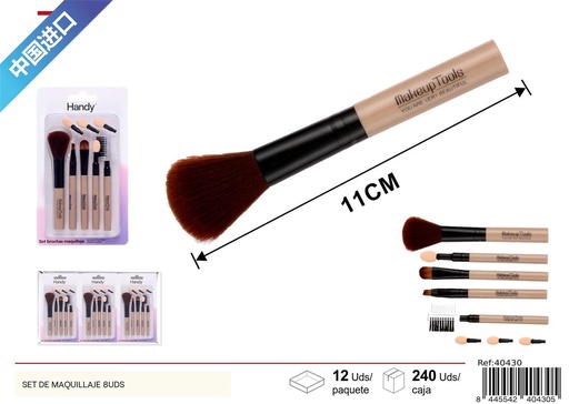 [40430] Set de maquillaje 8 piezas - Accesorios de belleza