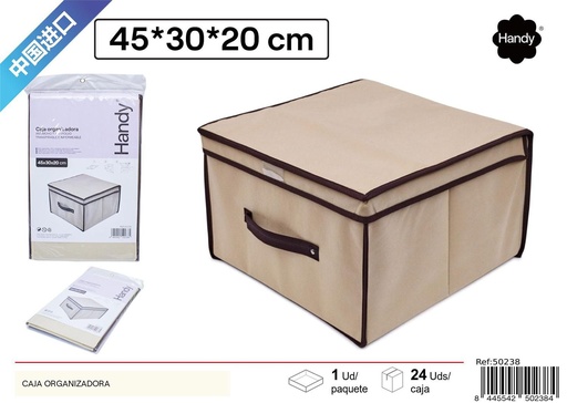 [50238] Caja organizadora 45x30x20cm para almacenamiento