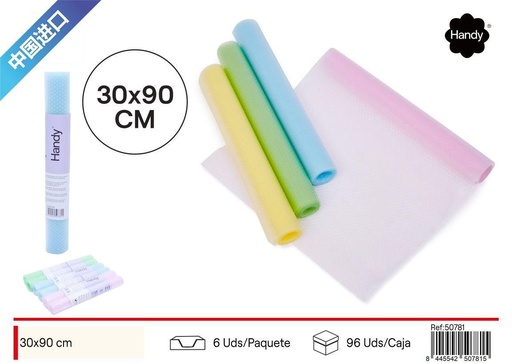 [50781] Rollo antideslizante en colores 30*90CM - Textiles de hogar